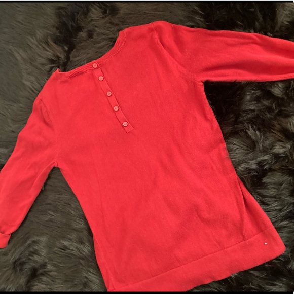 ❤️Cute Red LOFT Sweater❤️ - Picture 6 of 6